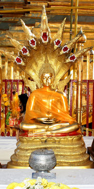 Buddha protected by Naga